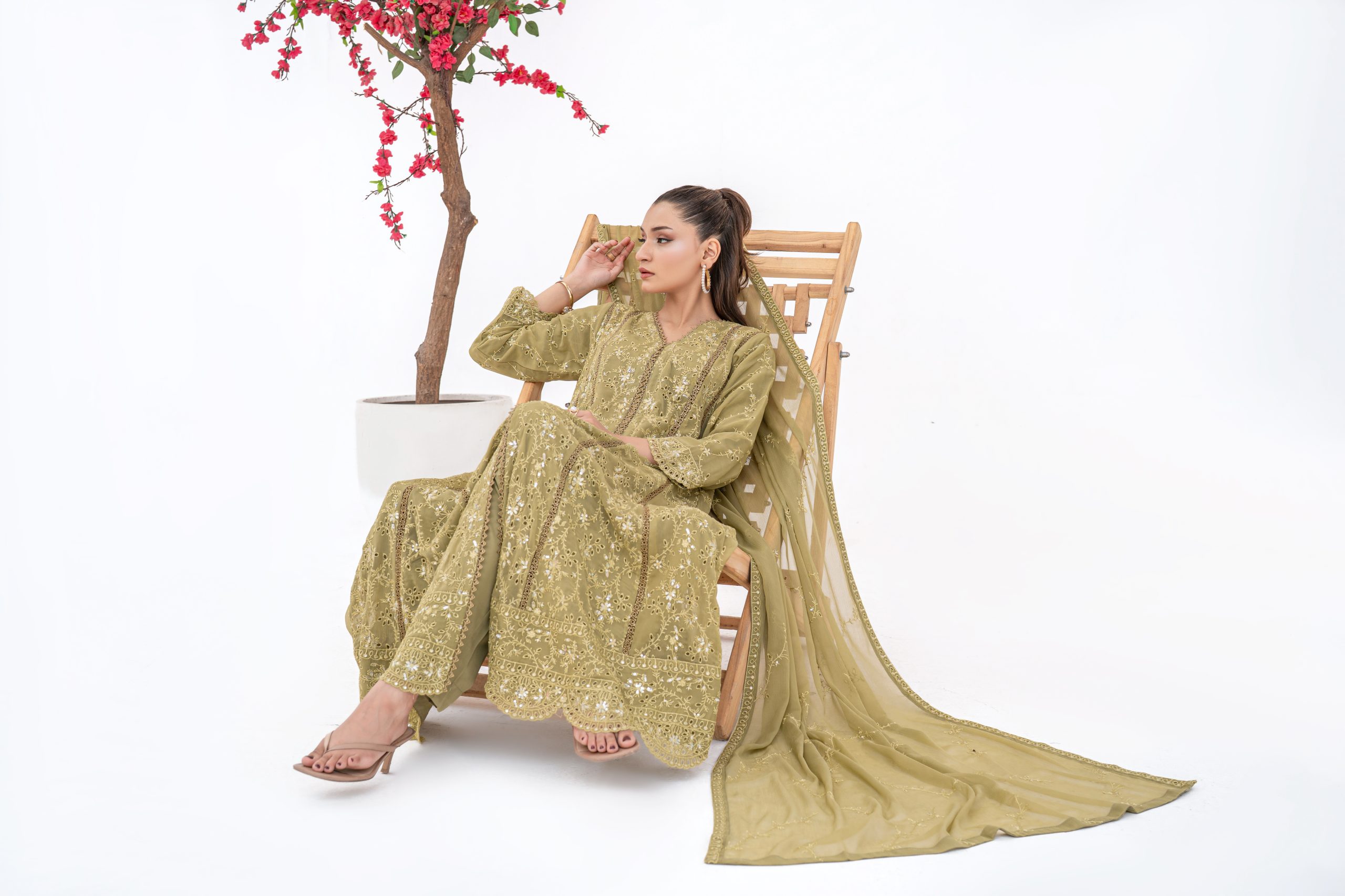 Waniya – Soft Olive Moss - Image 9