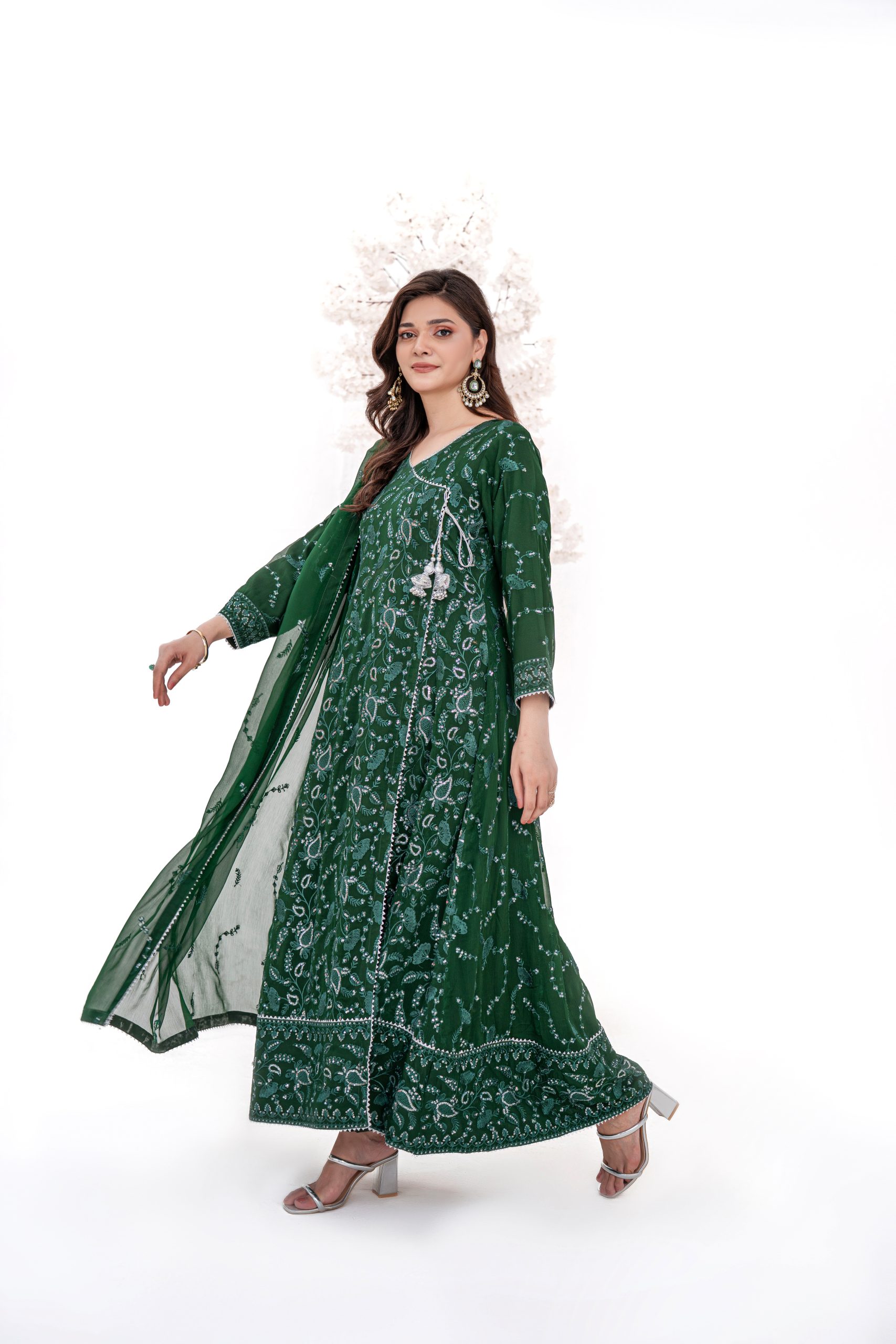 Alya – Deep Emerald Green - Image 3