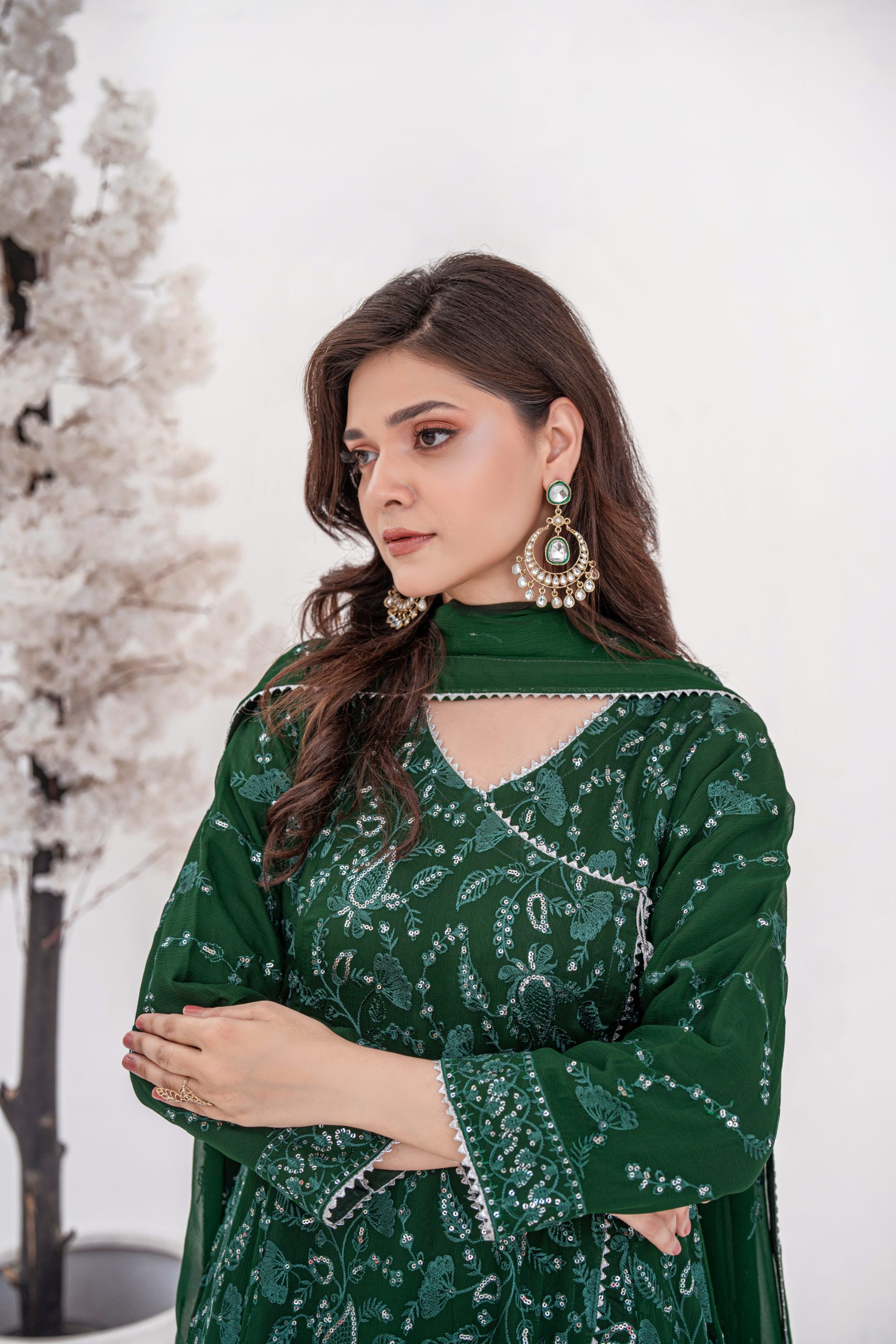 Alya – Deep Emerald Green - Image 6